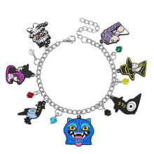 (B) Adjustable Beaded Charm Bracelets for Cosplay Costume Outfit, Fan Gift, Party Accessories, Multiple Colors