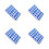 120Stk Schraubenkappen ABS Blau Hexagonal Für Motor Schutz 7