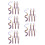 30Pcs Easy Attach Graduation Cap Tassels Assorted Color Polyester 8