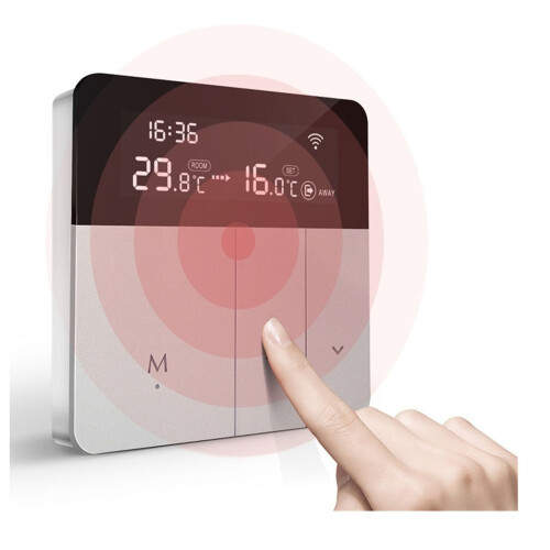 LCD Thermostat for Water Floor Heating with WiFi Remote 1