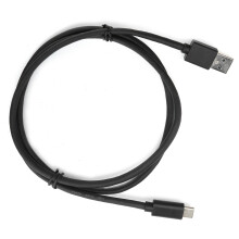 Flexible 1m USBA to USBC Data & Audio Converter Cable Black Color
