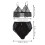 2Sets Elegantes Damen Slip Set Mesh Spitze 9