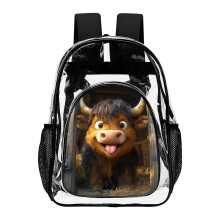 3D Printed Transparent Backpack for Comics & School – Waterproof, Multi-Functional, Back-to-School Gift