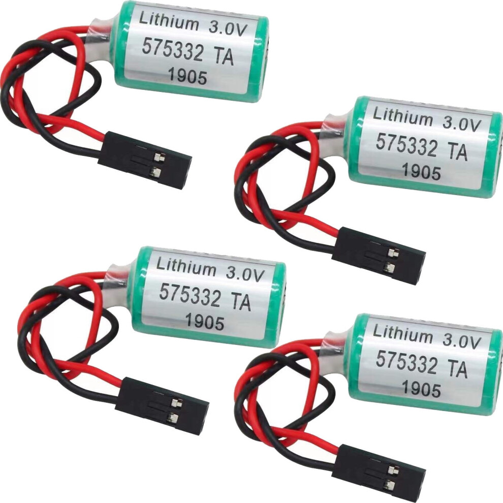 4 Pack 3V 575332Ta 6Fc5247-0Aa18-0Aa0 Plc Battery 1200Mah For Siemens 810D 840D Plc 9101399448129