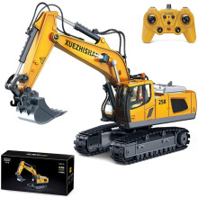 RC Excavator & Dump Truck Set with 360 Rotation, 2.4GHz Remote Control – Compatible with Adult Hobbyists