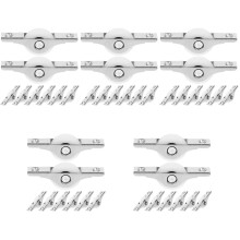 40Pcs Heavy Duty Sliding Door Roller Wheels Steel Nylon for Home Use