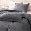 Ensemble de couette à carreaux en microfibre 5 ou 7 pièces 4