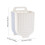 Wall-Mounted Foldable Laundry Basket – Large Capacity, Ventilated, Elevated Base, Slim Space-Saving Design, Gray/Yellow, Compatible with Standard 3
