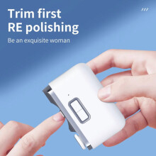 All-in-One Rechargeable Nail Care System, 3-in-1 Automatic Clipper, File & Polisher for the Whole Family, with Mess-Free Nail Collector
