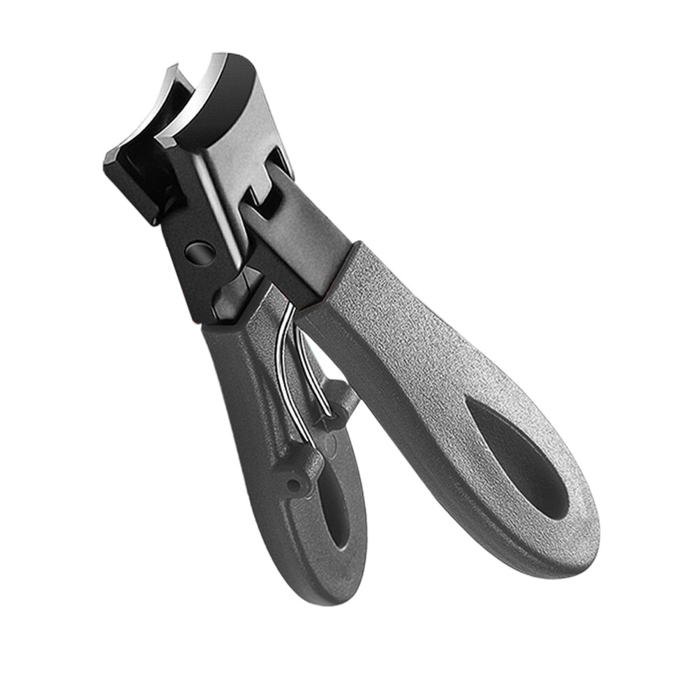 Gray (1.5Cmx7.5cm, ) Large Opening Nail Clippers Sharp Anti Splash Fingernail Trimmers For Men Women Thick Toenails