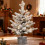 Pre-Lit Flocked Basin Tree 3FT with 70 Warm White LEDs 2
