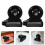 8Pcs Replacement Ladder Wheels Rubber Aluminum Black Pulley Set 9