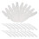 20Pcs Soft Cotton Sweat Absorbing Pads White Workout Sweat Rash Guards 1