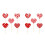 Heart Flower Picks for Table Centerpiece 15 pcs 1
