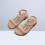 3Stk Khaki Kinder Sandalen PU Leder Mit Perlen 4