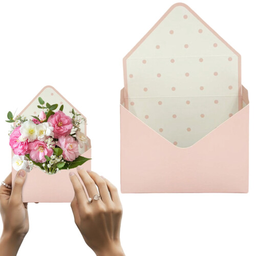 Flower Envelope Box Waterproof Folding Gift Box 1pc