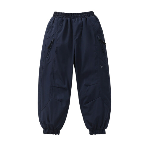 Winter Lined Cargo Pants for Kids - Windproof