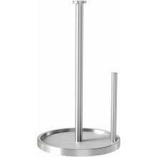 Stainless Steel Countertop Paper Towel Holder White