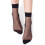 Dames nylon enkelsokken, transparant, 10 paar 2