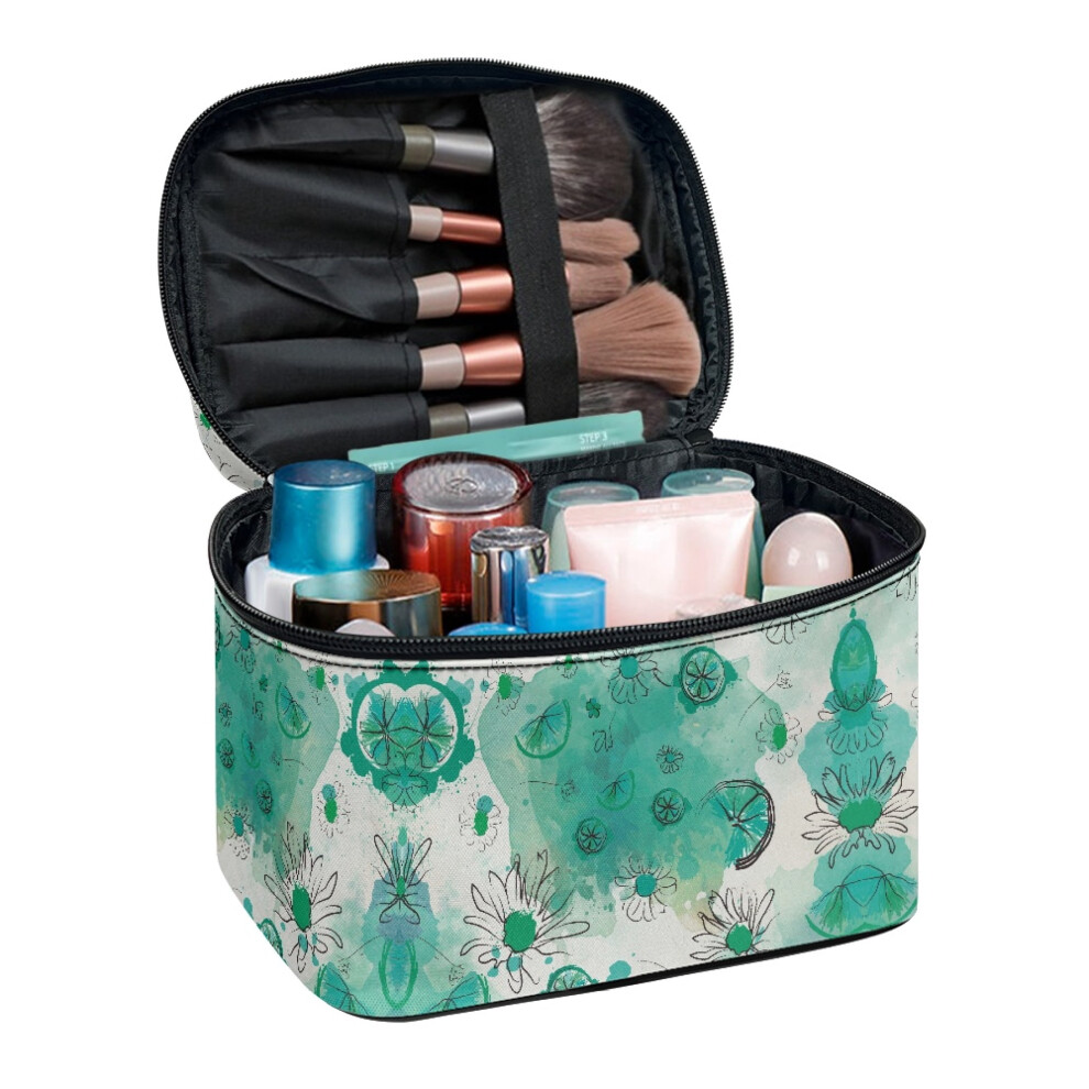 Travel Cosmetic Organizer Bag Makeup Brush Bags Travel Portable 8.86 x 6.5 x 5.9 Inches Travel & Home