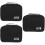 3Pièces Étui Voyage Protection Et Accessoires Noir Polyester 7