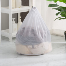 Large Mesh Laundry Basket with Drawstring, Wash Bag for Delicates – Compatible with Family, Dorm & Apartment Use