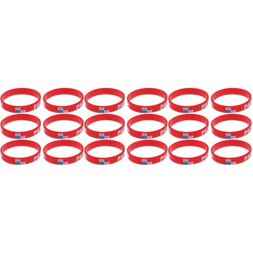 18Pcs Country Silicone Wristbands Soft Comfortable Decor 2