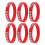 18Pcs Country Silicone Wristbands Soft Comfortable Decor 10