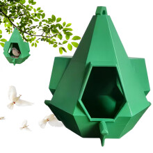 Semi-Enclosed Bird Feeder with Weatherproof Roof – 5.71" Outdoor Habitat, 3D Printed, for Balcony/Yard/Patio Bird Watching