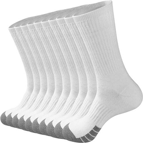 Men's Basketball Socks Solid Color Short Socks 5PC