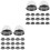 100Pièces Boîtes Dessert Noir PP Pet Couvercle Pour Gâteaux Mini 4