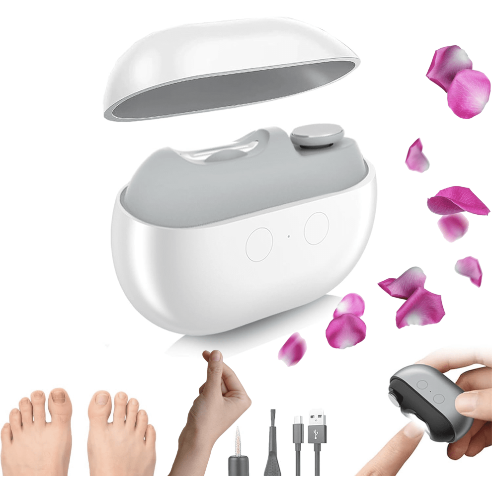 Electric Nail Clipper and Polisher 3-in-1 USB Rechargeable