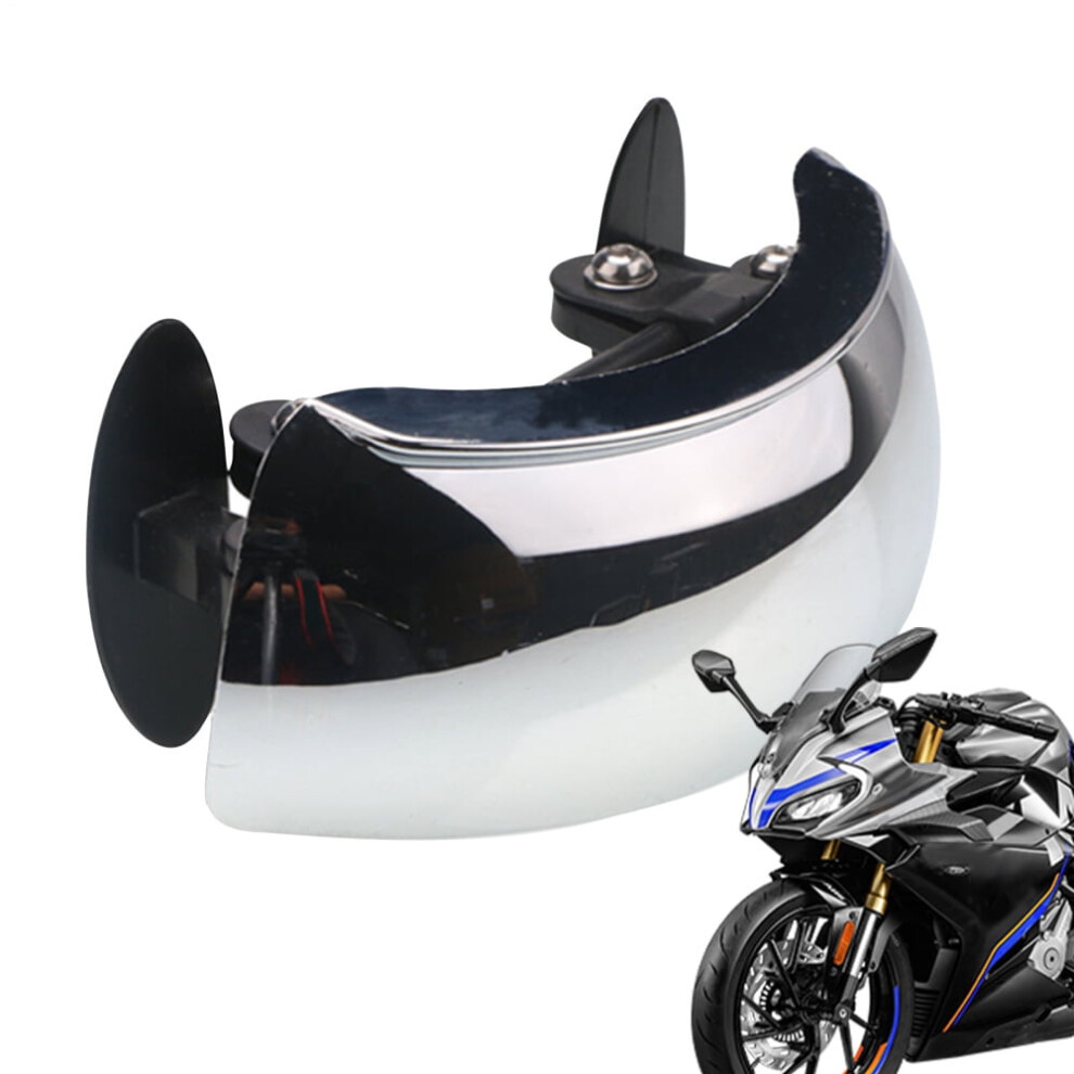 180 Wide-Angle Adjustable Windscreen Mirror For Motorcycles & Scooters | Compatible With Street Bikes 9485826756019