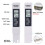 White Digital Water Quality Tester Meter Range Multifunctional Water Purity Temperature Meter TEMP Tester,Multifunctional 2