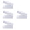 4Pcs White Nail Drill Bit Holder ABS Storage Case Manicure Supply Box 7