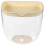 2Pcs White Plastic Storage Bag Box for Kitchen and Bathroom Use 2