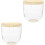 2Pcs White Plastic Storage Bag Box for Kitchen and Bathroom Use 4