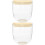 2Pcs White Plastic Storage Bag Box for Kitchen and Bathroom Use 6