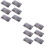 100Pièces Boîte De Rangement Sushi Portable 7