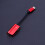 2Pcs Compact Red Type C to 3.5mm Audio Adapter with Charging for Phone 10