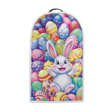 Funda plegable de poliéster para batidora, a prueba de polvo, para cocina y hogar, con estampado de conejo y huevo de Pascua.