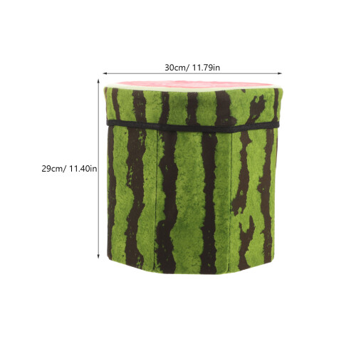 Fruit Pouf Vert Coffre Stockage Robuste 2