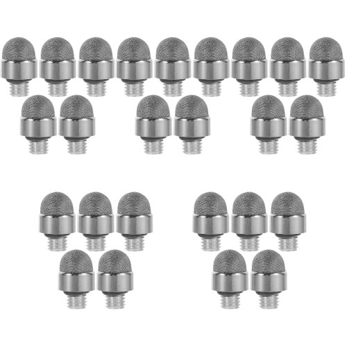 25Pcs Touch Screen Stylus Tips Replacement Silver Mesh Fiber Pen Nibs 1