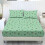 Cooling Polyester Sheet Set Bird Floral Green 3-Pc 1
