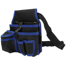 Adjustable Belt Tool Pouch Made of 600D Oxford Cloth for Electricians, Automotive Workers and Gardeners with Multi - Pocket Organizer