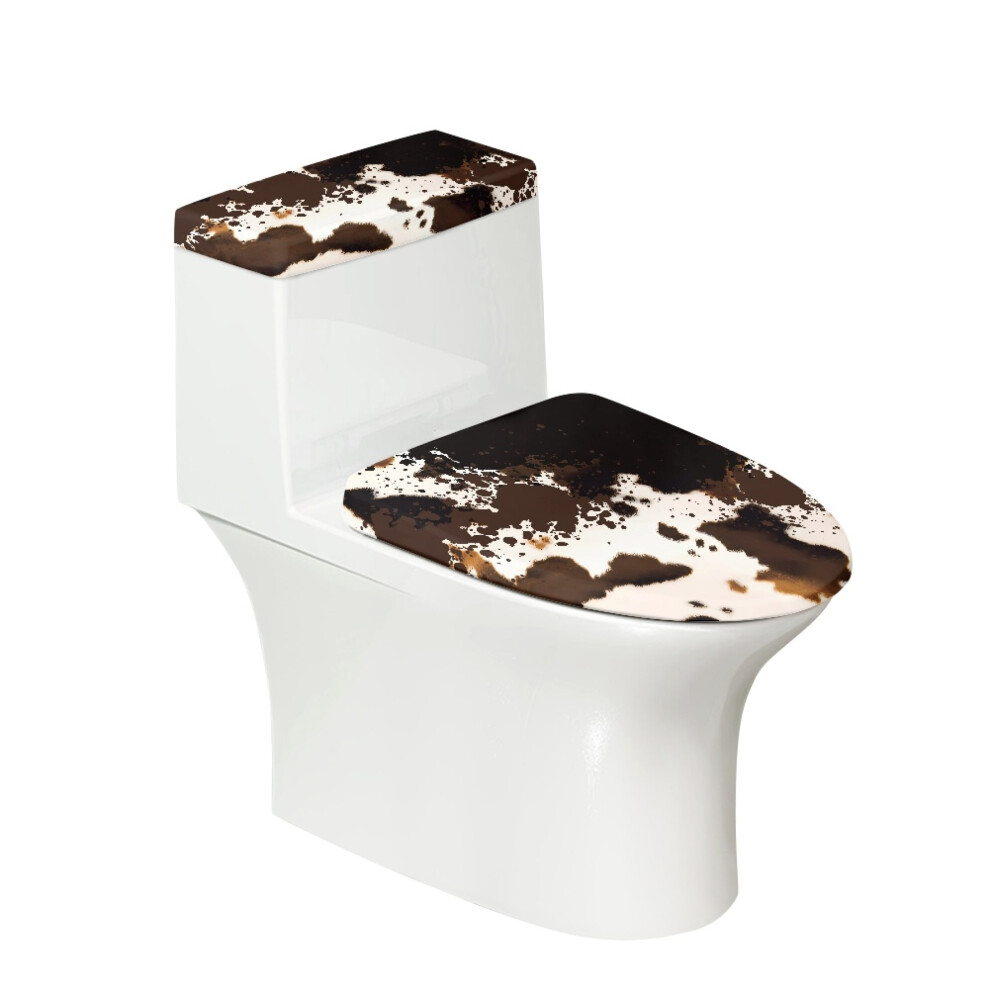 Durable Round Toilet Lid Dust Cover Adjustable Polyester, Universal, Fits All Toilet Shapes 17"X21" Animal-Inspired Design 9193271962779