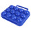 Portable Folding Egg Container Holder, Shockproof Plastic Egg Box with Handle – Compatible with Standard Eggs 1