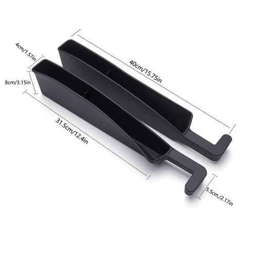 Car Seat Gap Storage Organizer with Phone Holder Red 1