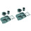 2Ensembles Kit Assiettes Compartimentées Bébé Vert PP 4
