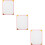 3Pcs Red Printable Certificate Paper for School Diploma and Awards 10